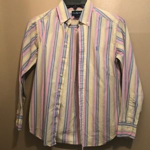Boys long sleeve button down shirt